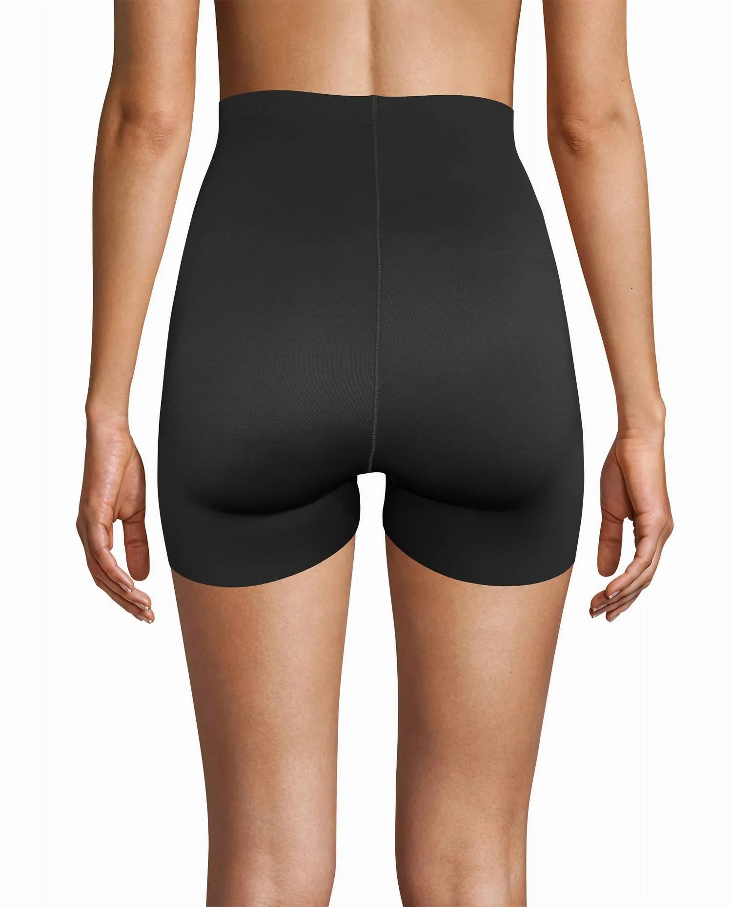 2-Pack Scuba High Waisted Shaping Shorts In Nm Black And Café Latte