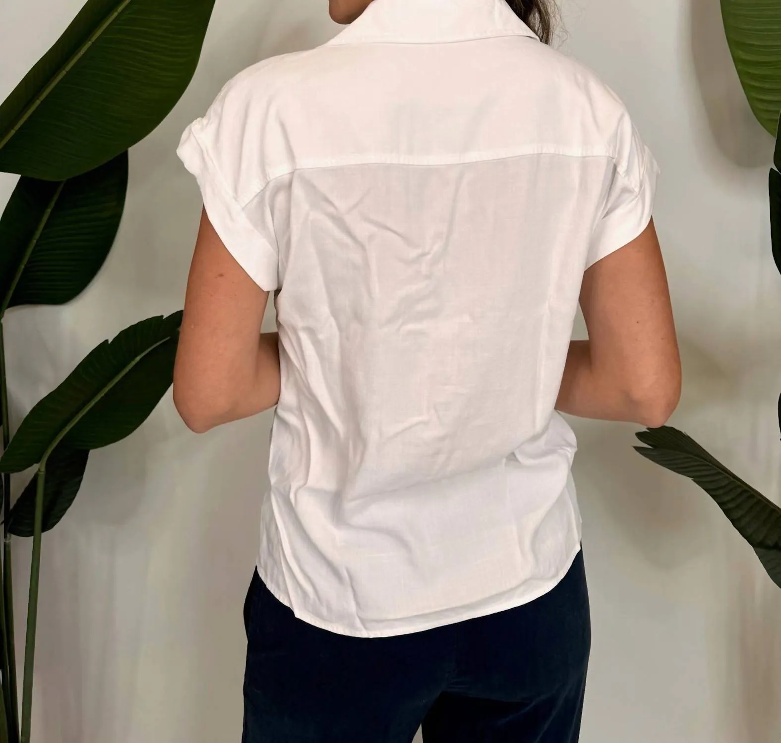 2 Pocket Shirt In White