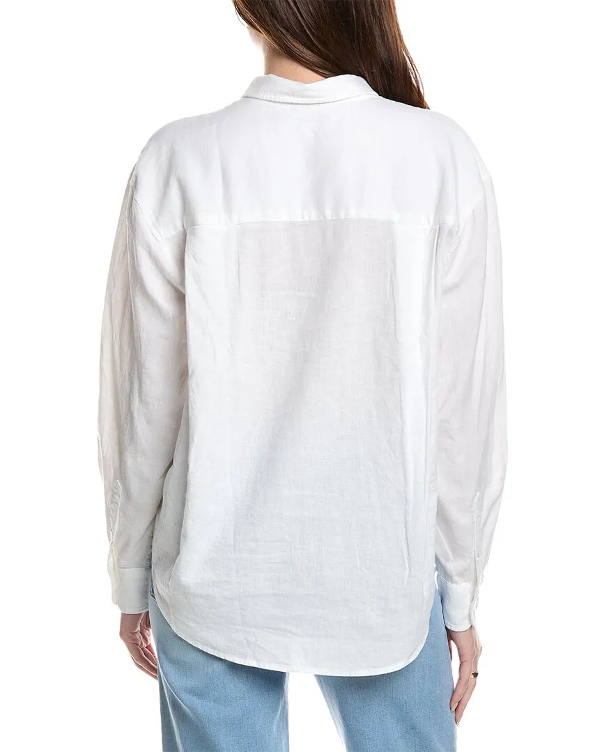 7 For All Mankind Easy Linen-Blend Shirt