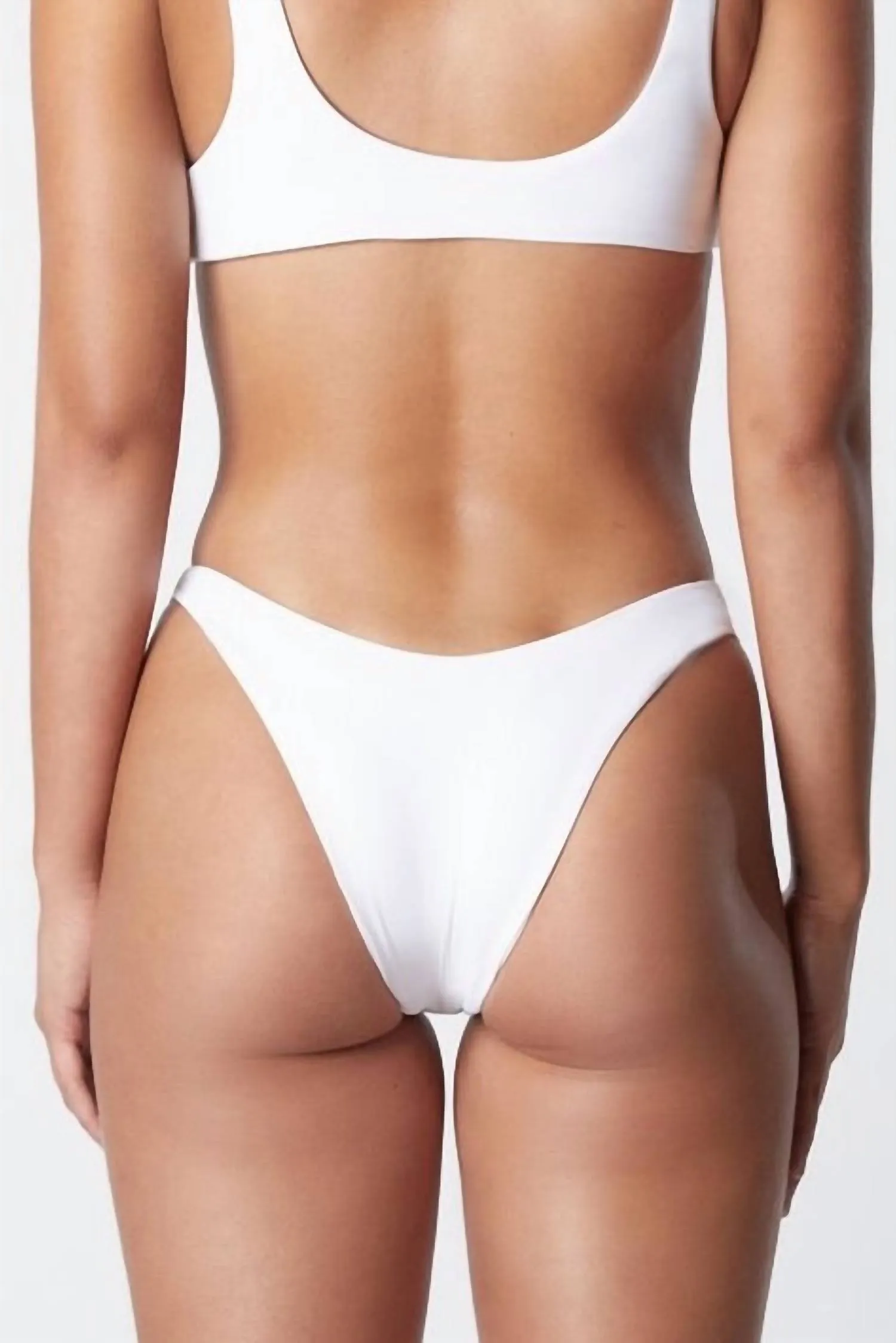 90's Bikini Bottom In White