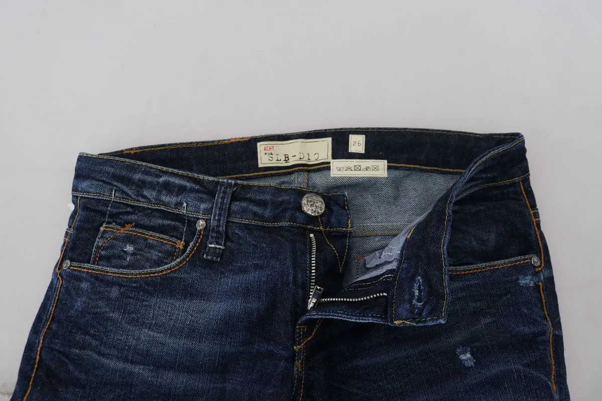 Acht  Washed Cotton Low Waist Women CasualWomen's Jeans