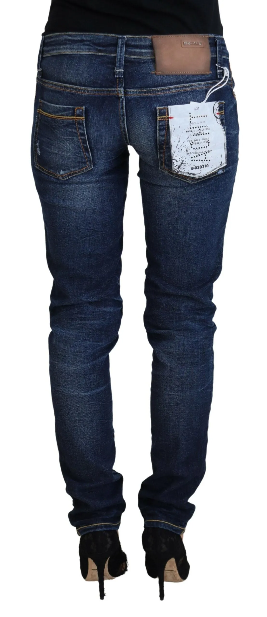 Acht  Washed Cotton Low Waist Women CasualWomen's Jeans