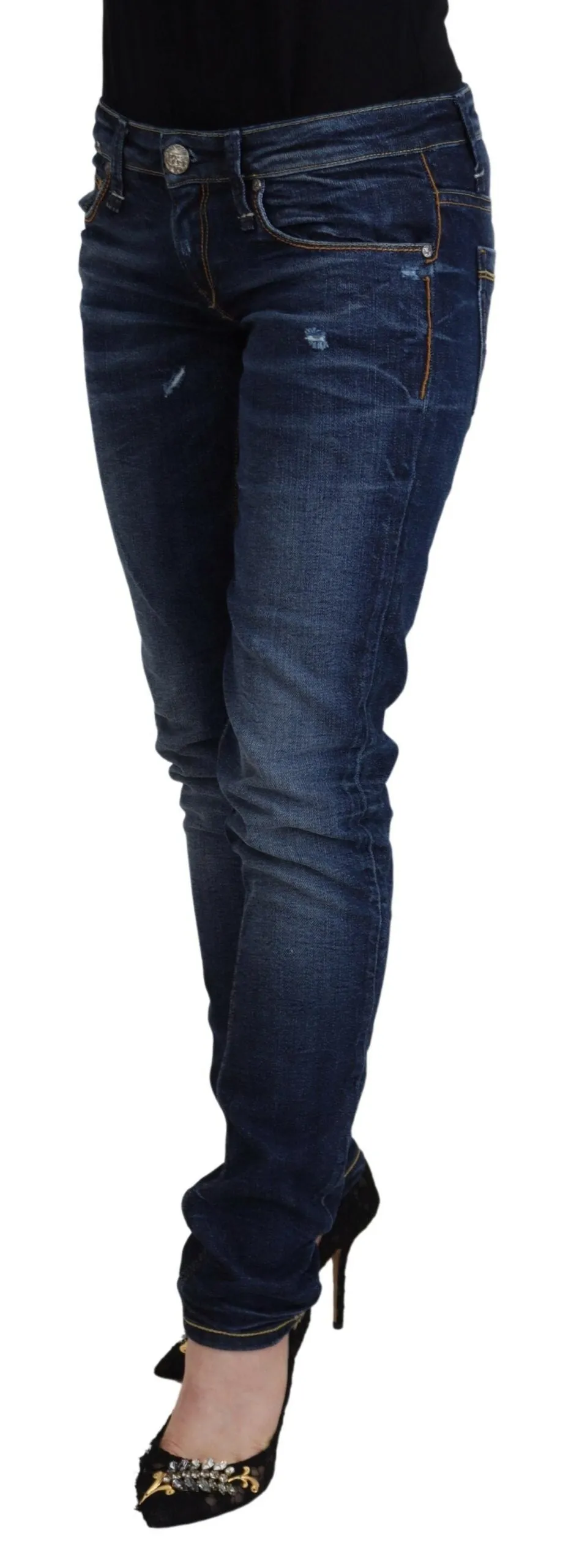 Acht  Washed Cotton Low Waist Women CasualWomen's Jeans