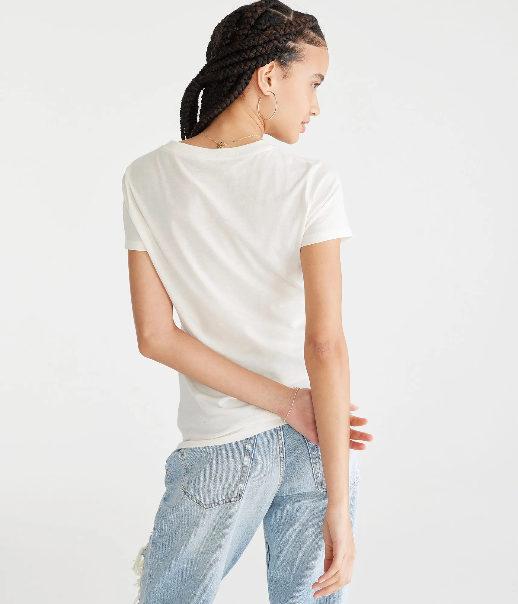Aeropostale Cali Circle Appliqué Graphic Tee
