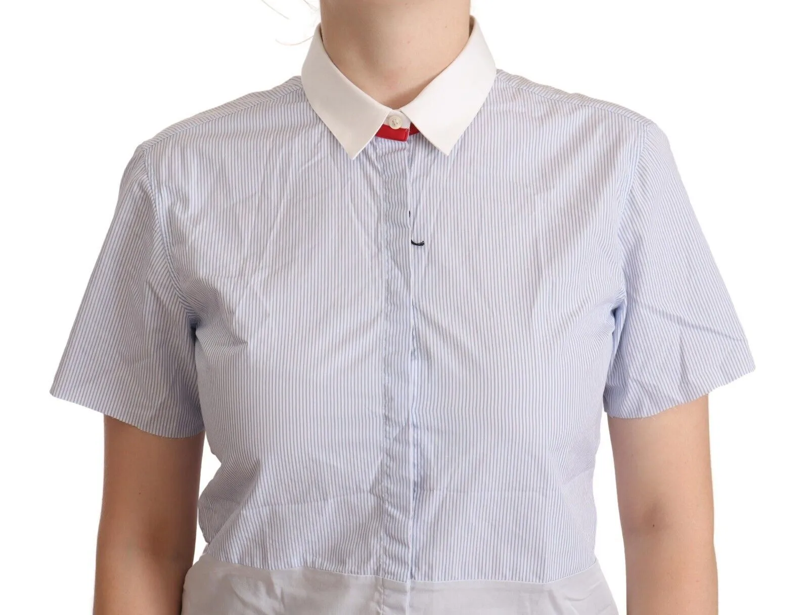 AGLINI  Cotton Short Sleeves Colla Polo Women's Top