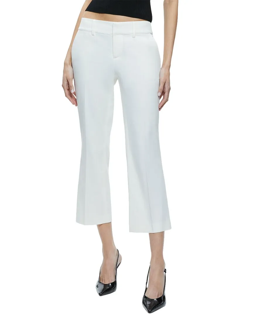 alice   olivia Janis Low-Rise Cropped Flare Pant