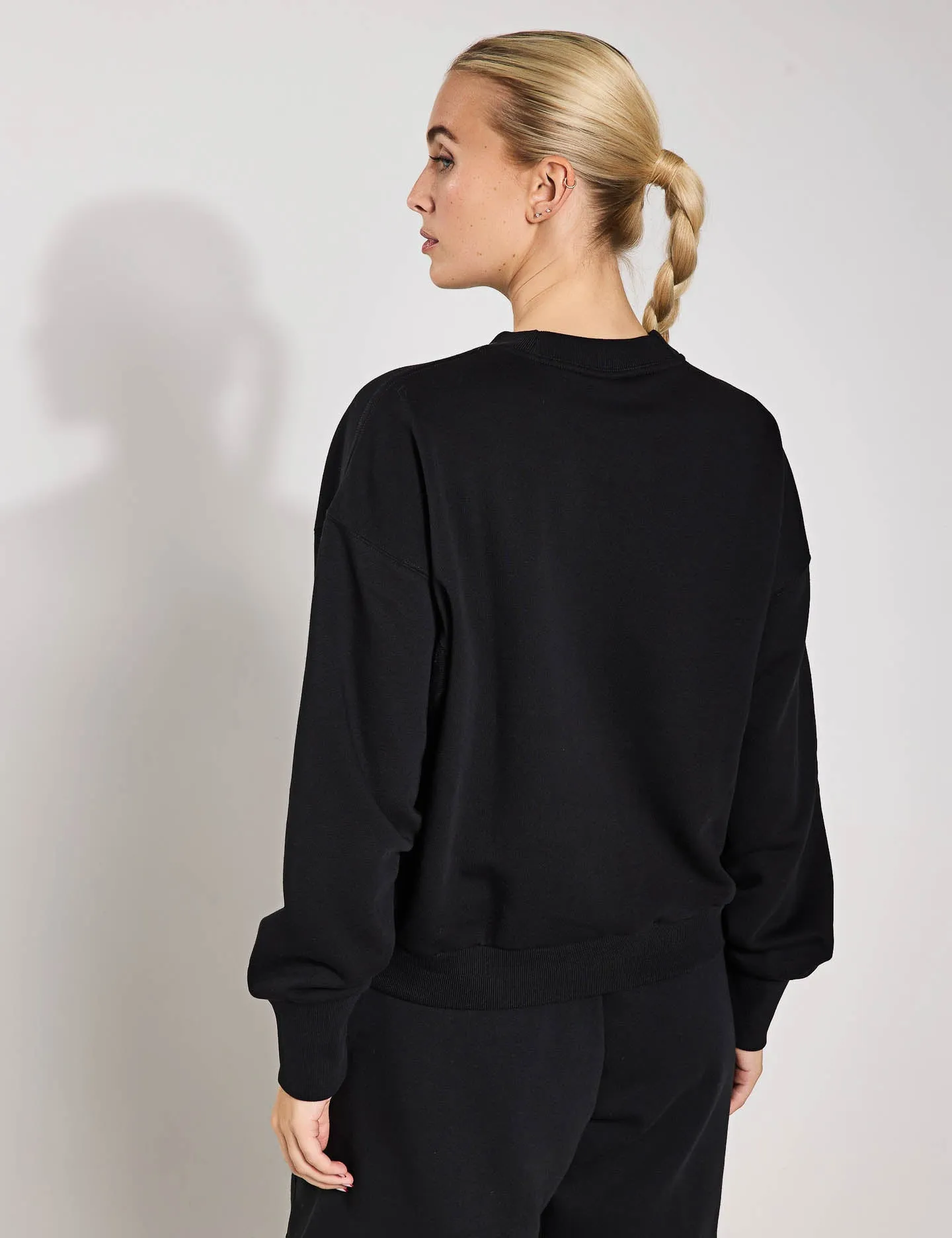 ALL SZN Fleece Loose Sweatshirt - Black