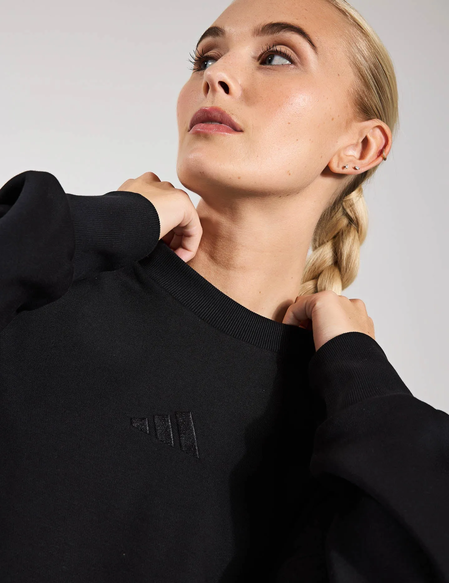 ALL SZN Fleece Loose Sweatshirt - Black