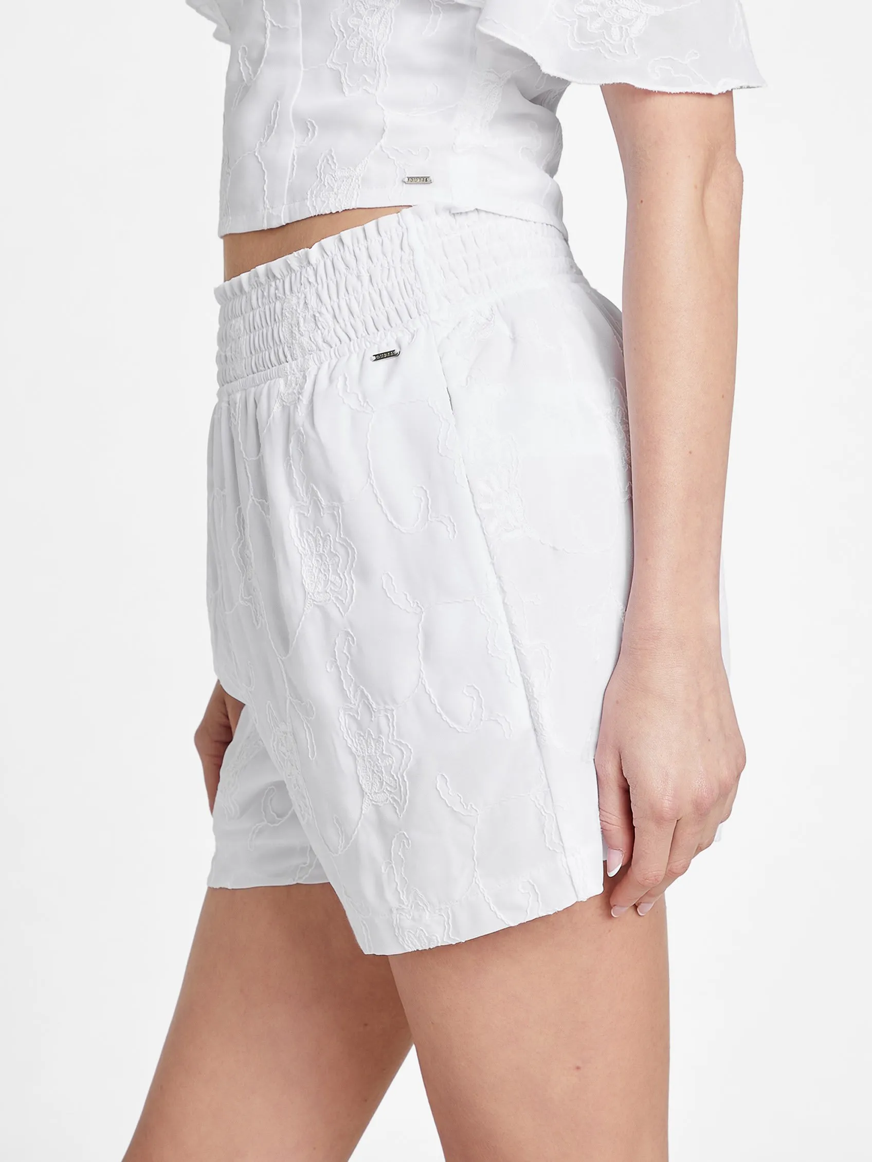 Allegra Embroidered Shorts