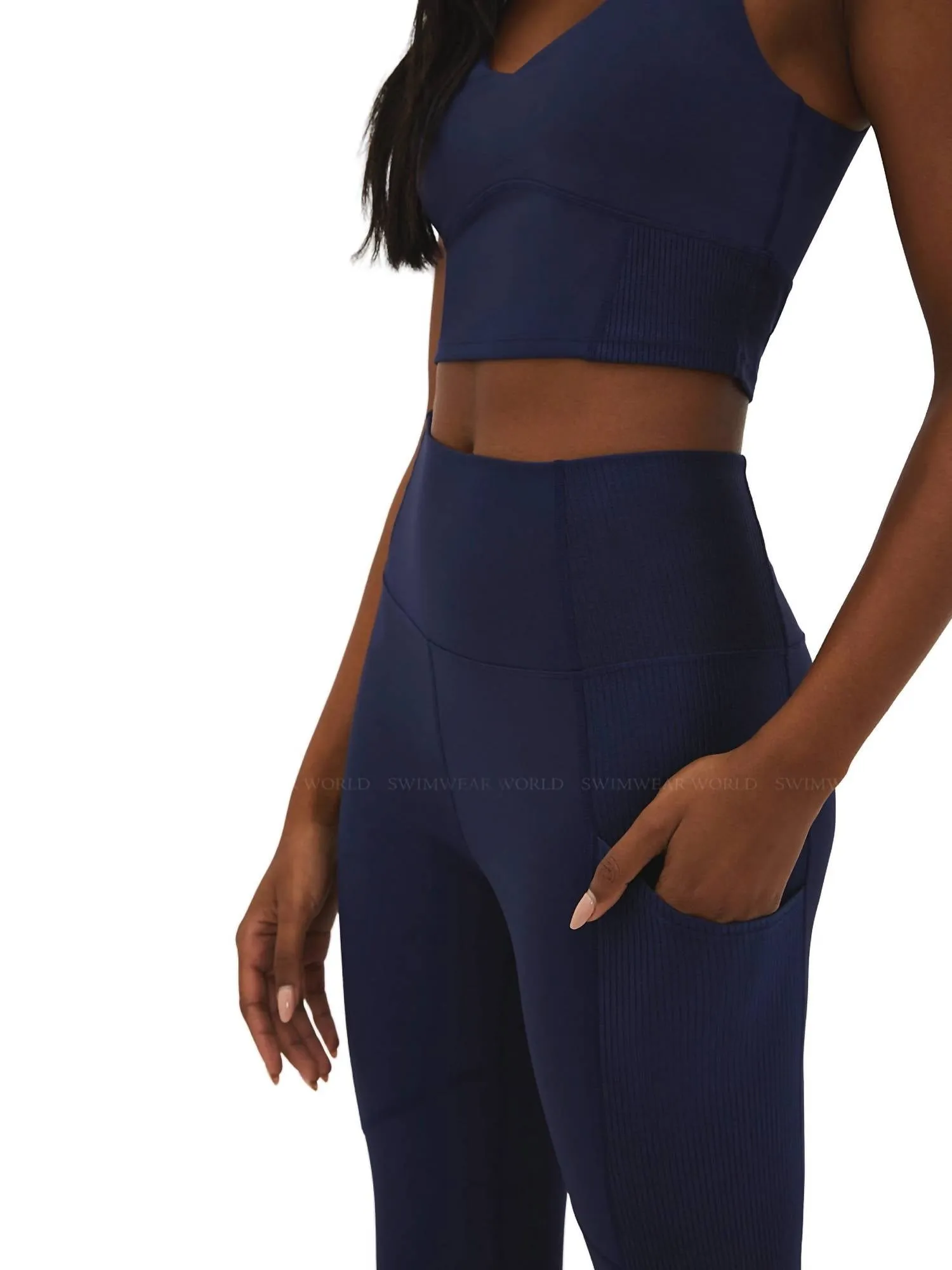 Allora Legging In Ultramarine