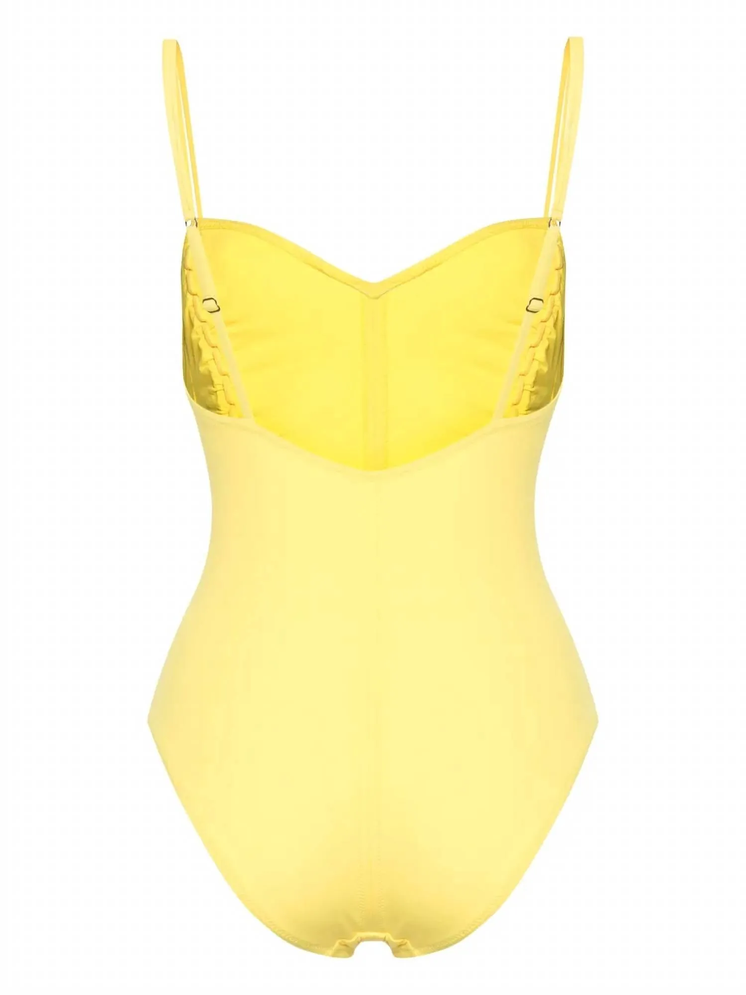 Almira Maillot Limonite One Piece Swimsuit In Yellow