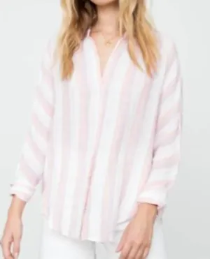 Alyssa Top In Dusk Stripe