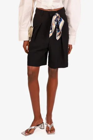 Ami Black Knee Length Shorts Size 36
