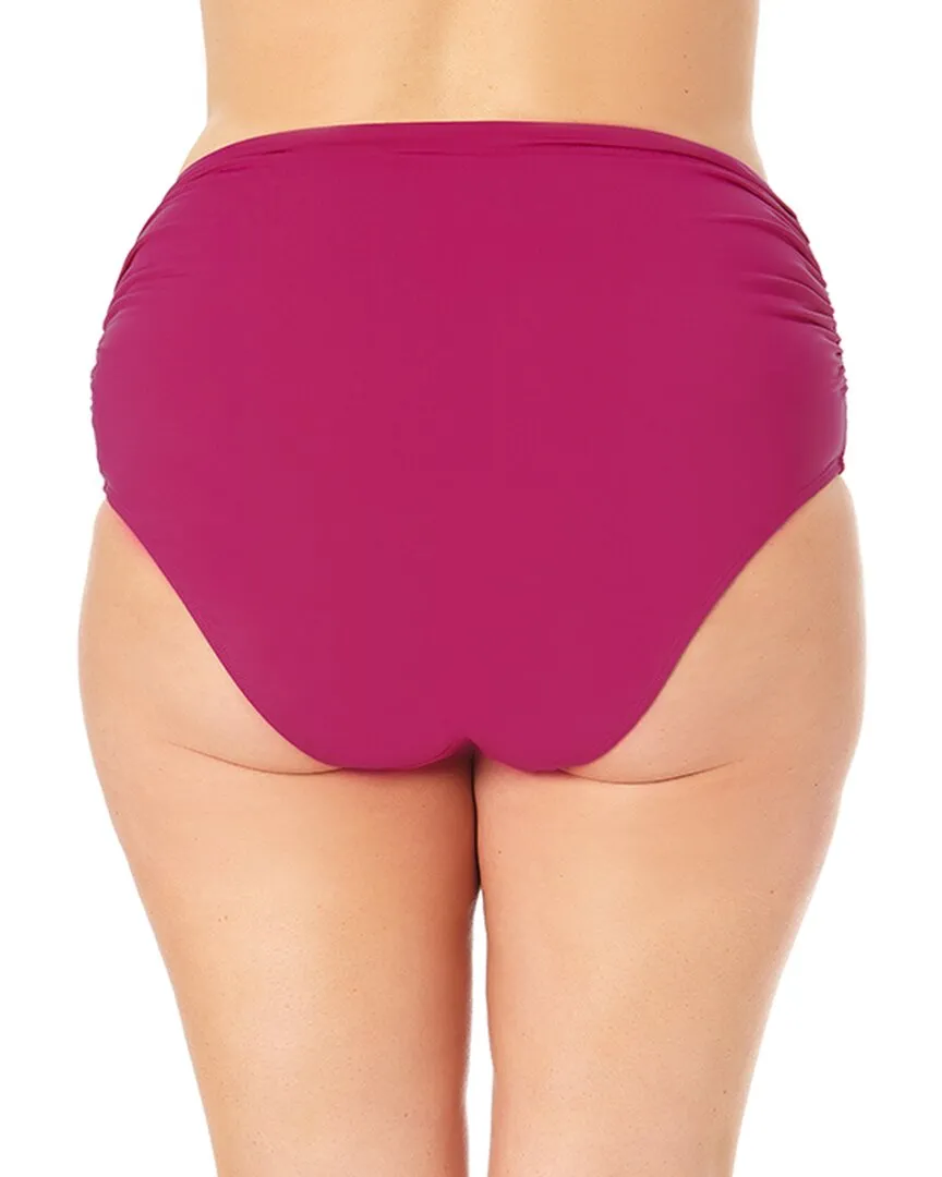 Anne Cole Hi Waist Shirred Bottom
