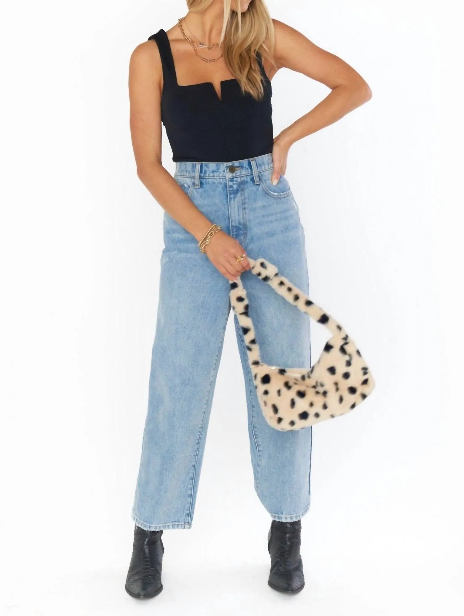 Arlo Bodysuit In Black Slinky Stretch