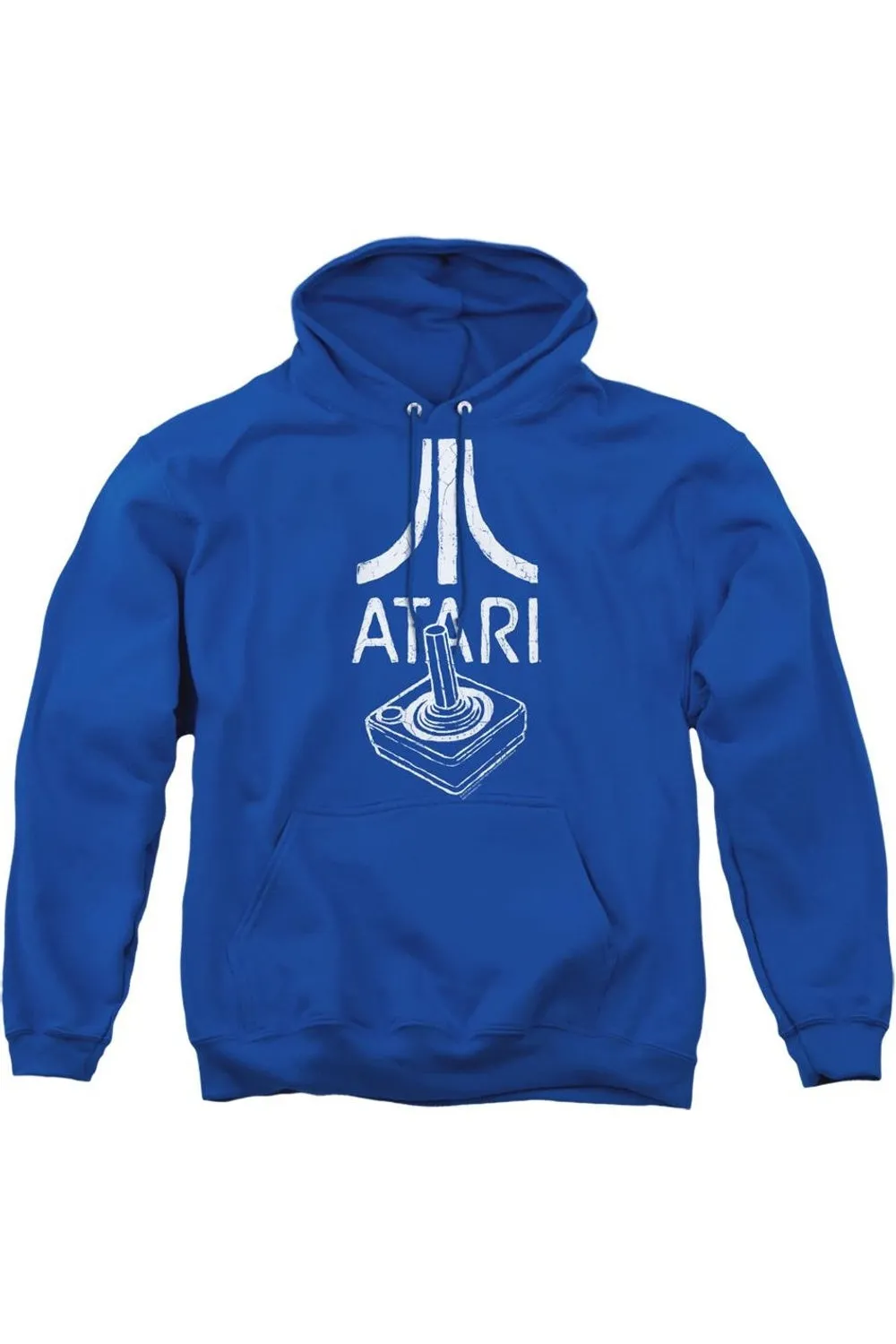 Atari Joystick Logo Adult Pull Over Hoodie