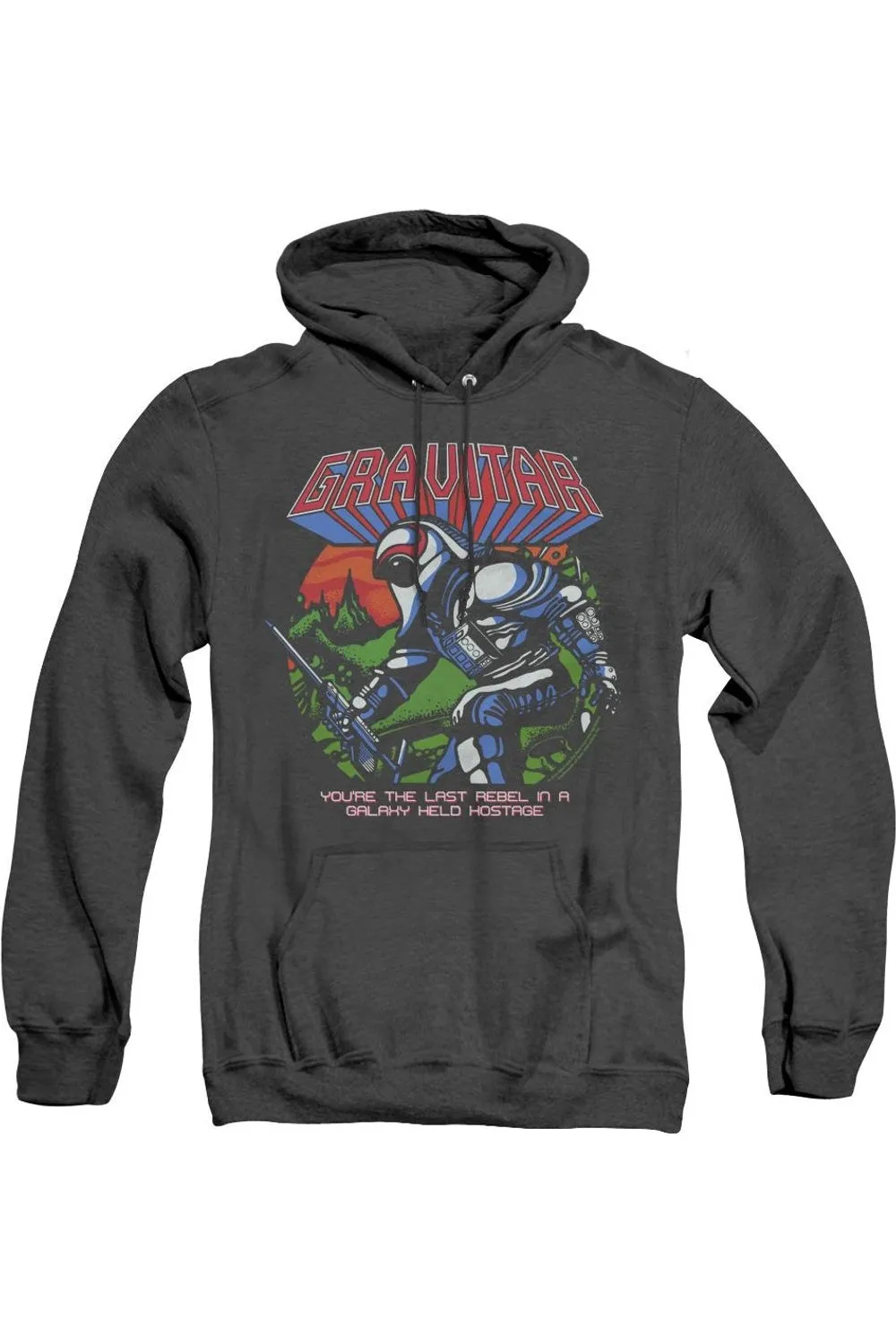 Atari Last Rebel Adult Heather Hoodie
