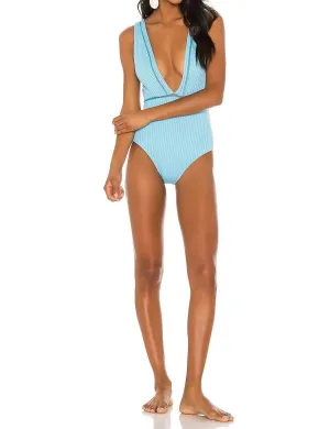 Aubrey Swimsuit Sky Plunge