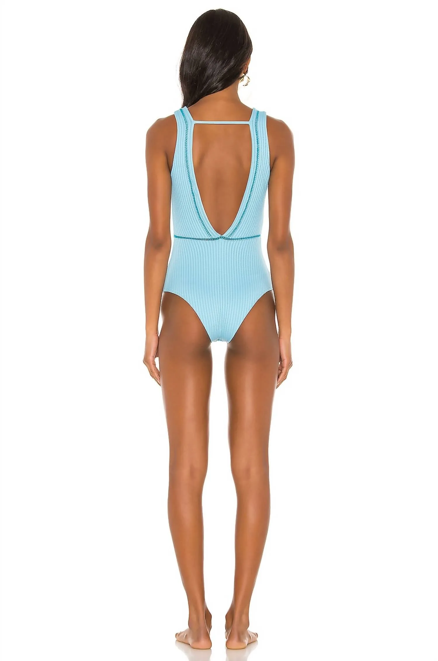 Aubrey Swimsuit Sky Plunge