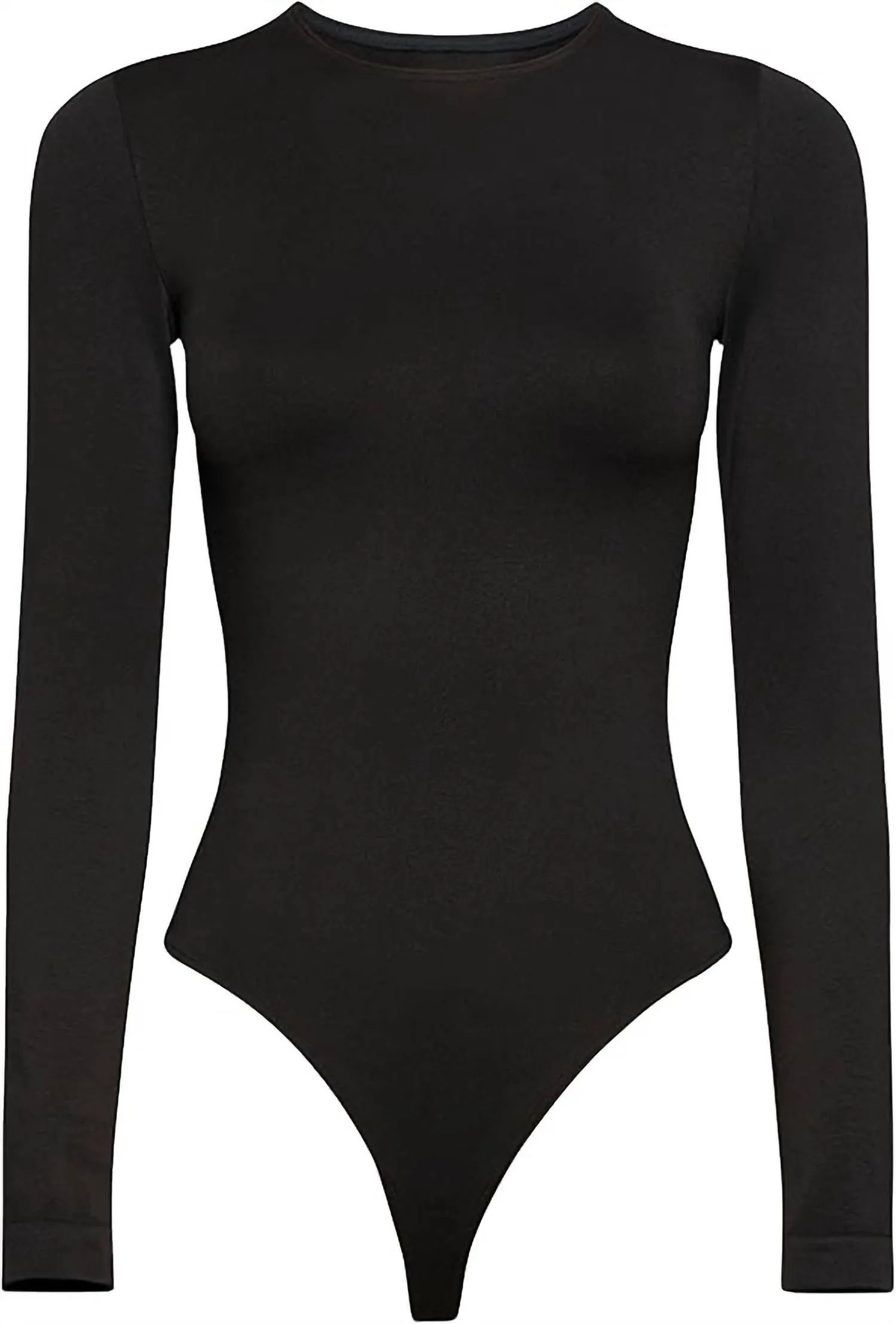 Aurora Thong Bodysuit In Black
