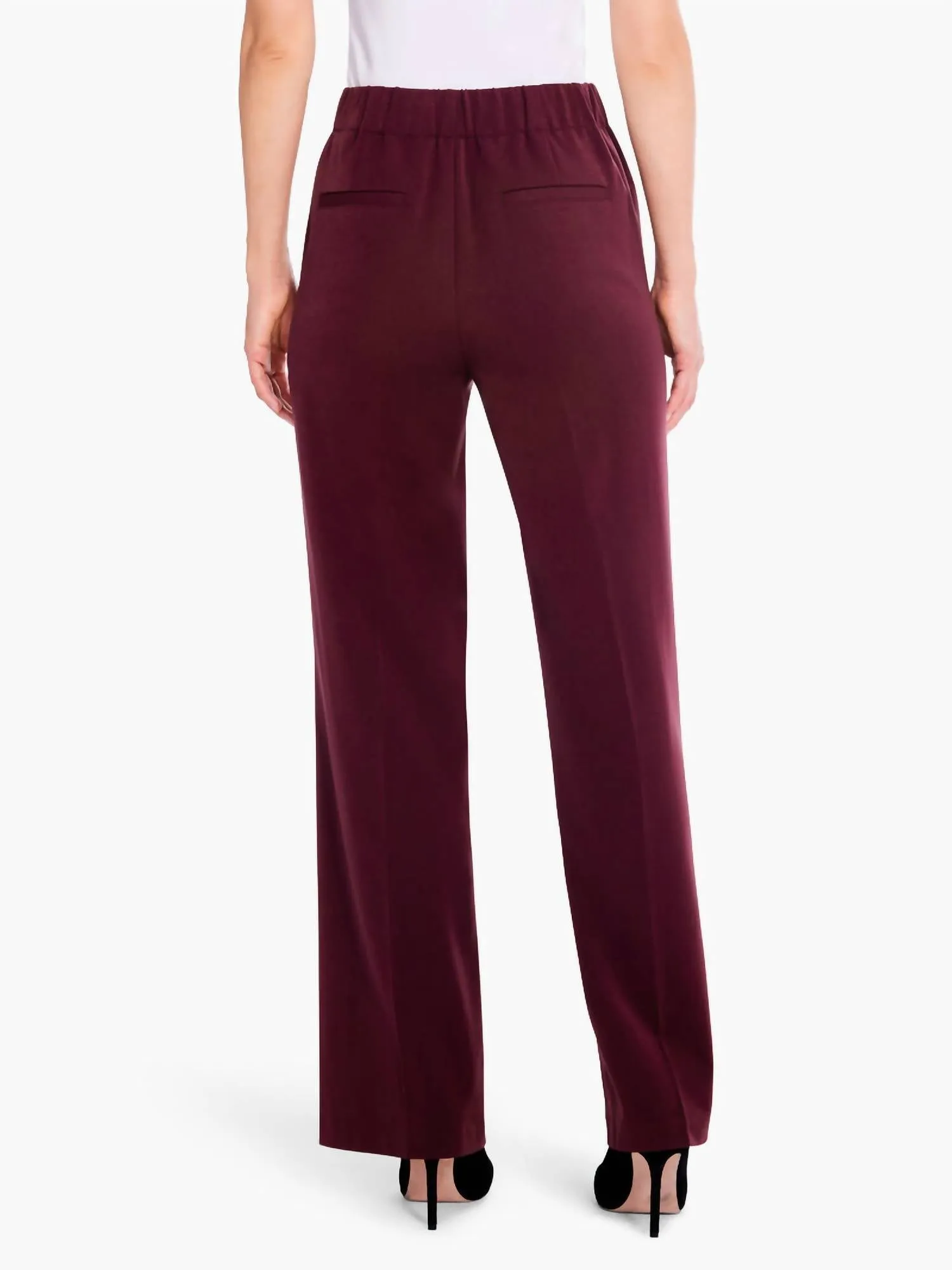Avenue Wide Leg Pants In Redwood