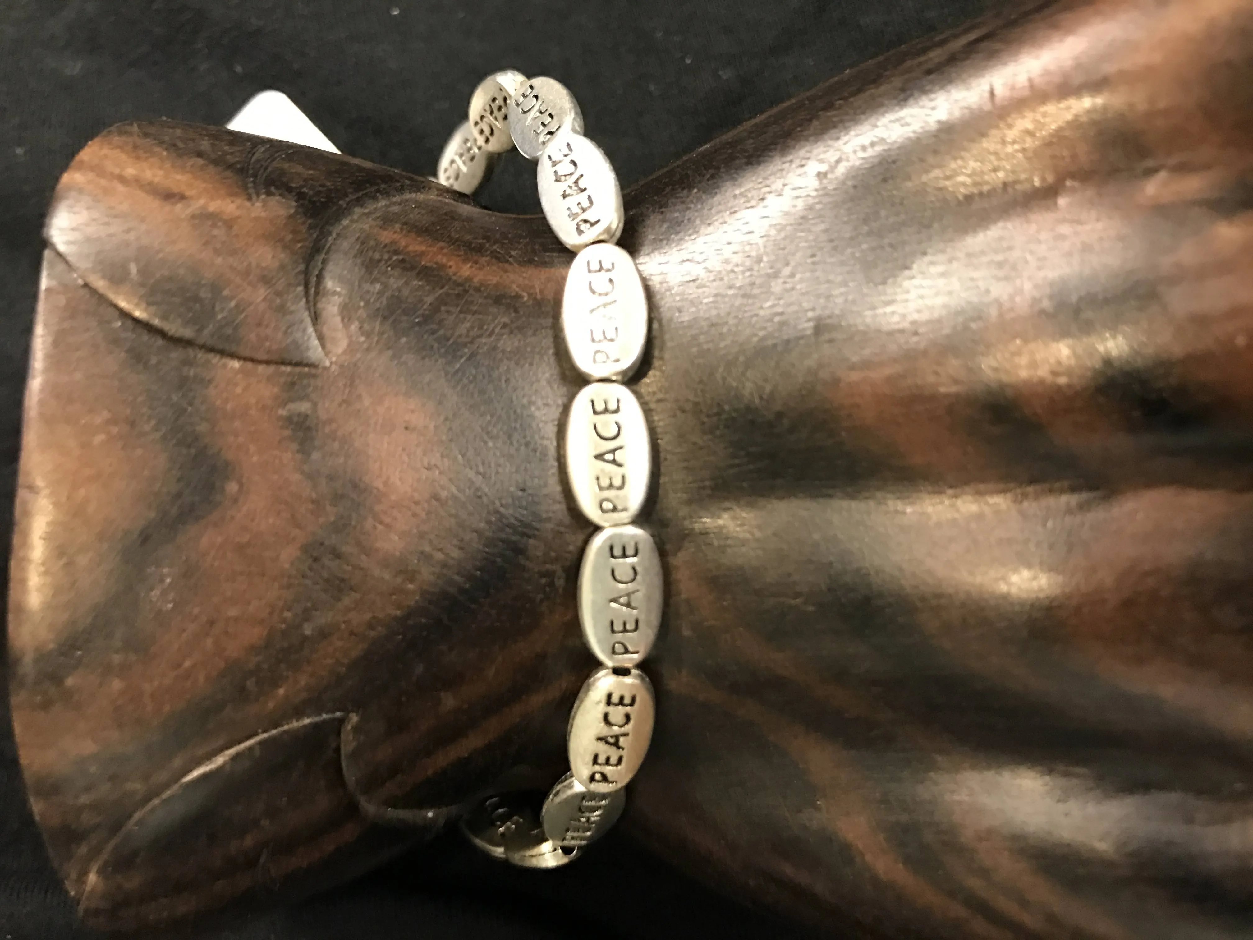 Bali Queen Inspirational Stretch Bracelet (Love Square)