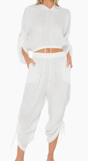 Bamboo Sweat In White