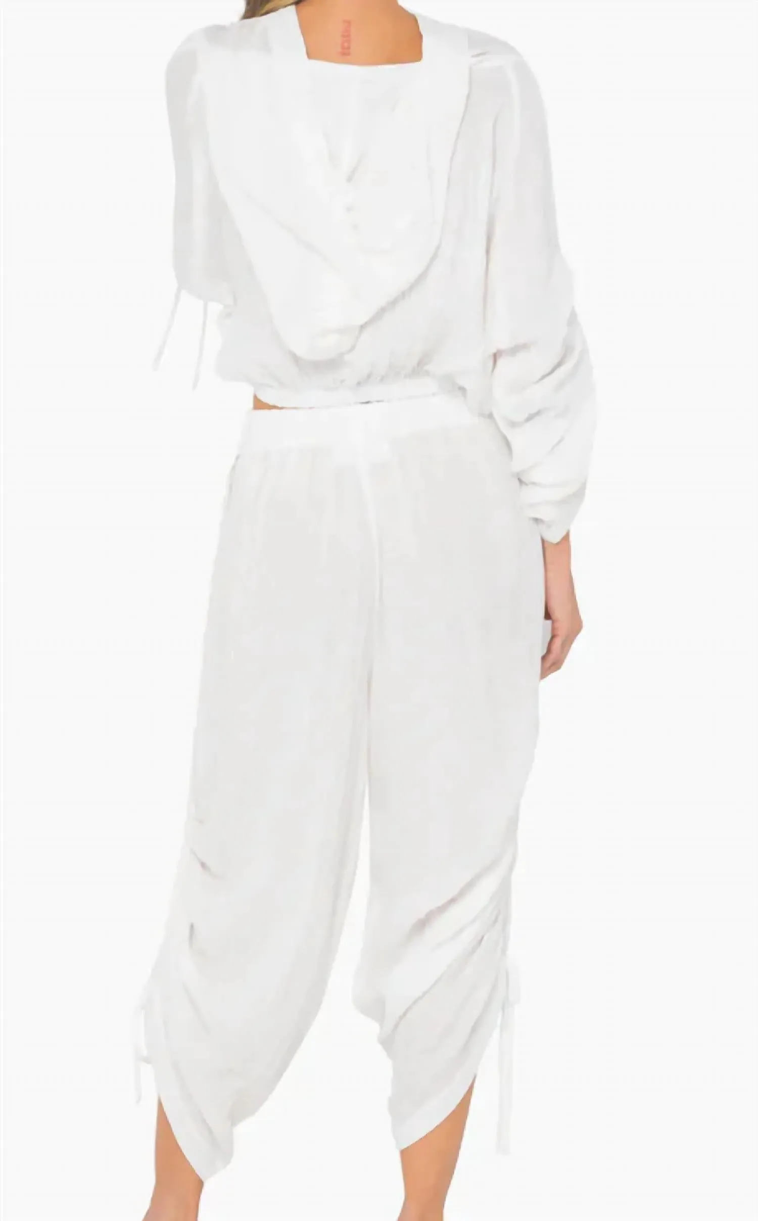 Bamboo Sweat In White