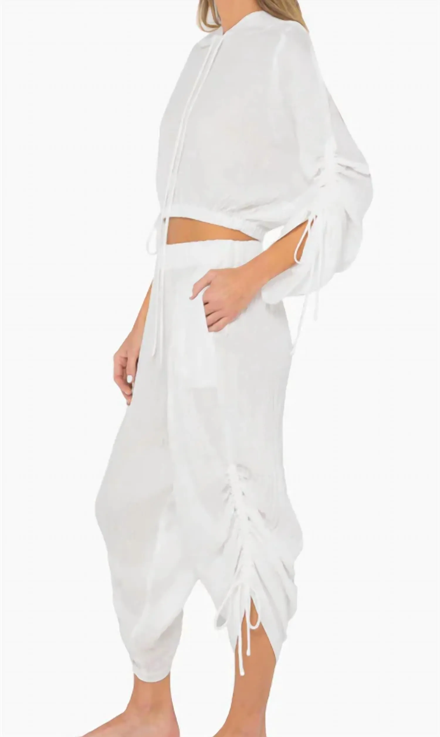 Bamboo Sweat In White