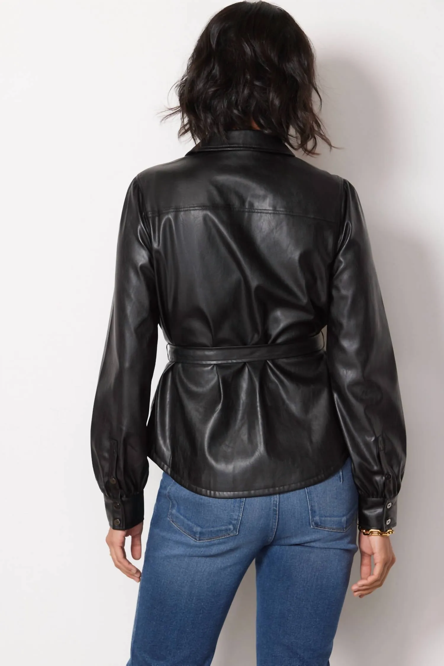 Belize Shacket In Black