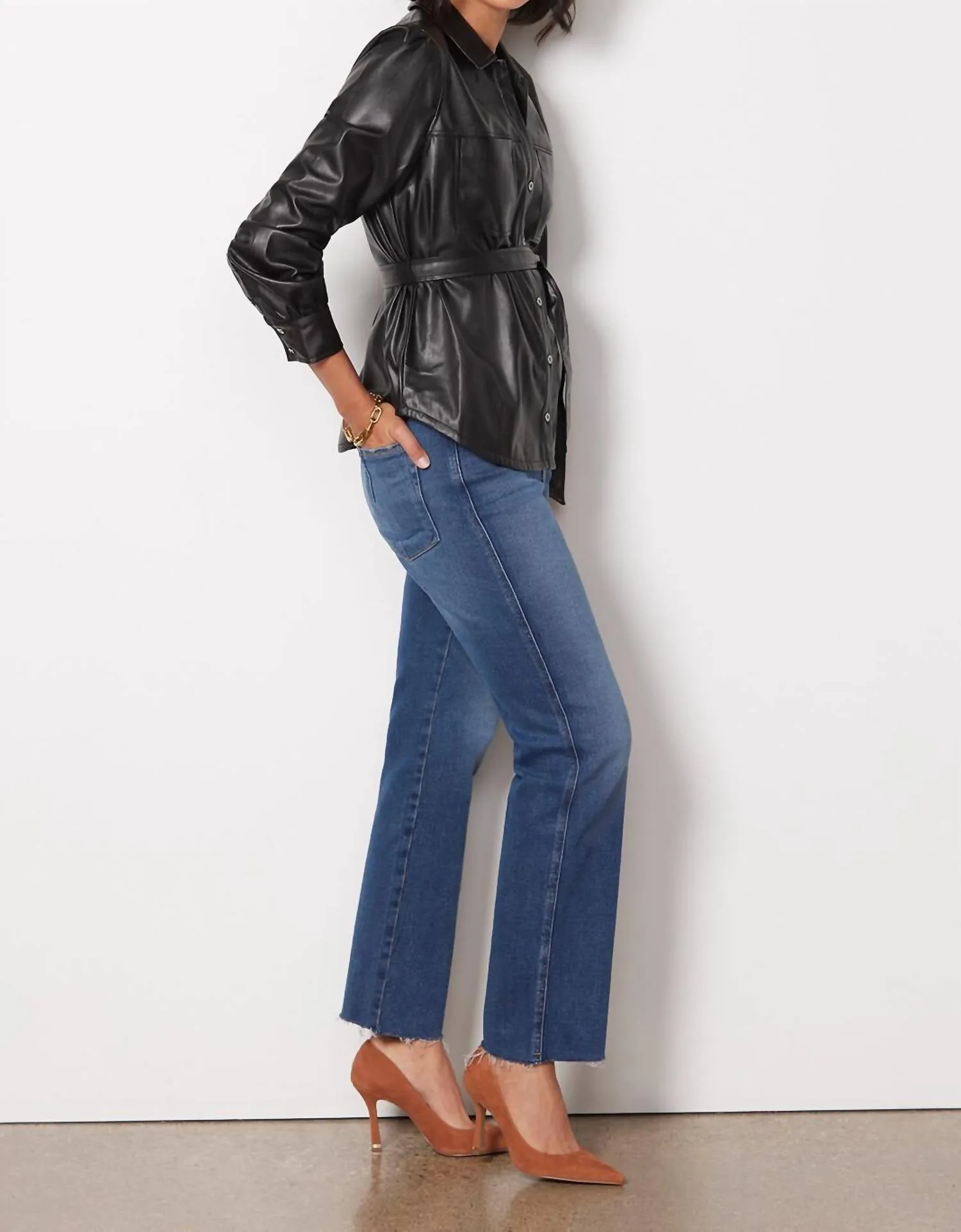 Belize Shacket In Black