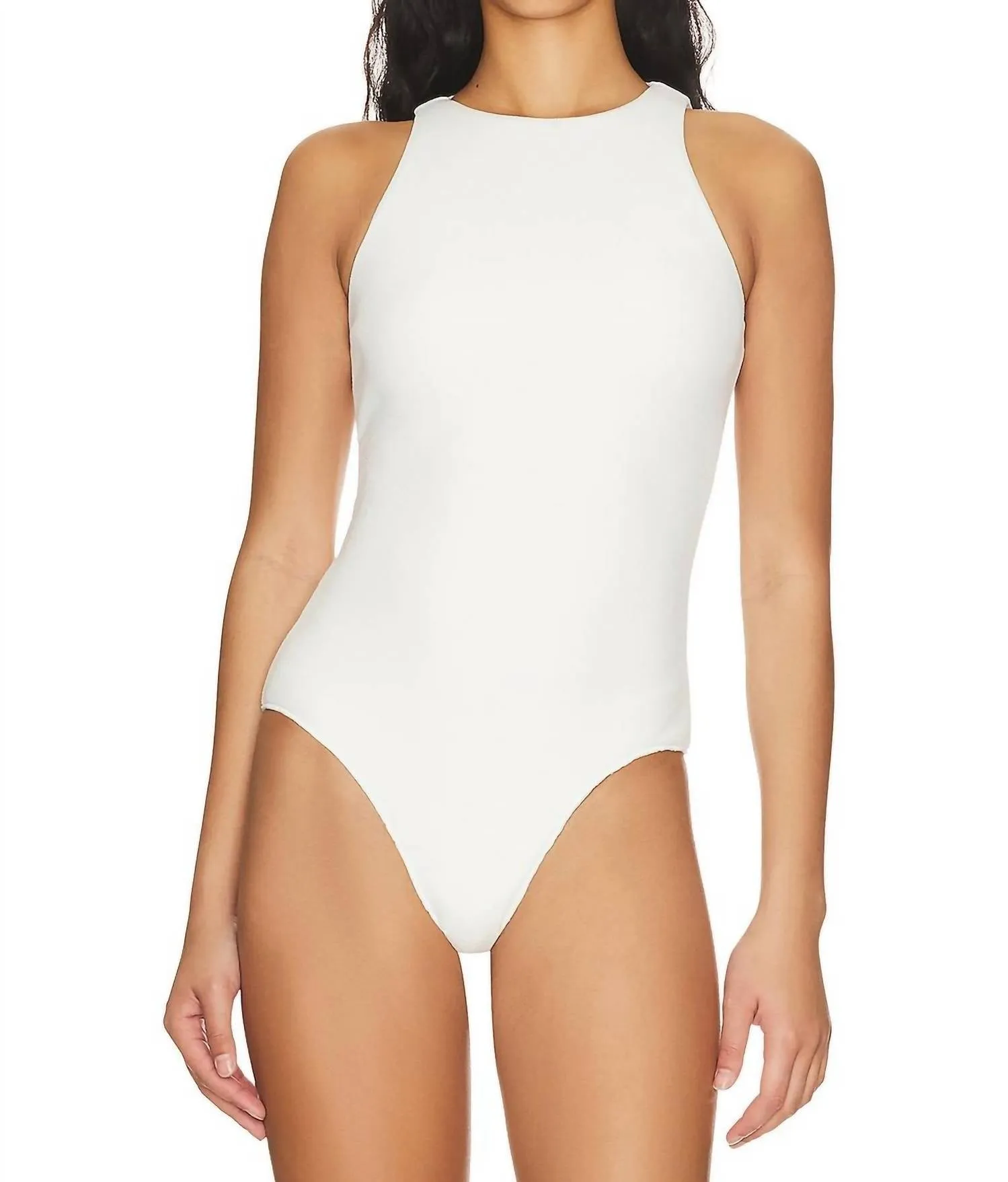 Best Bodysuit In White Stretch
