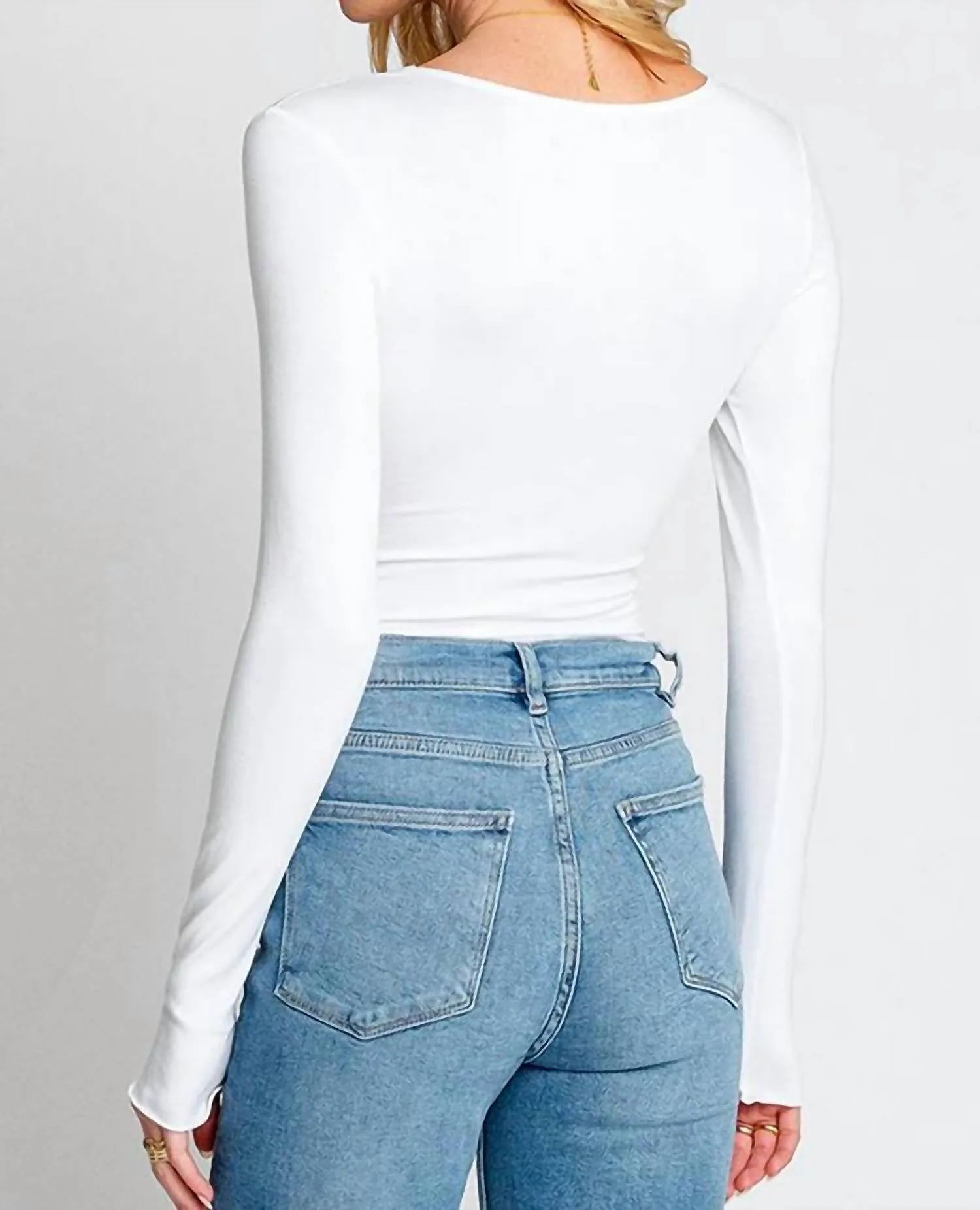 Bethenny Bodysuit In Cream