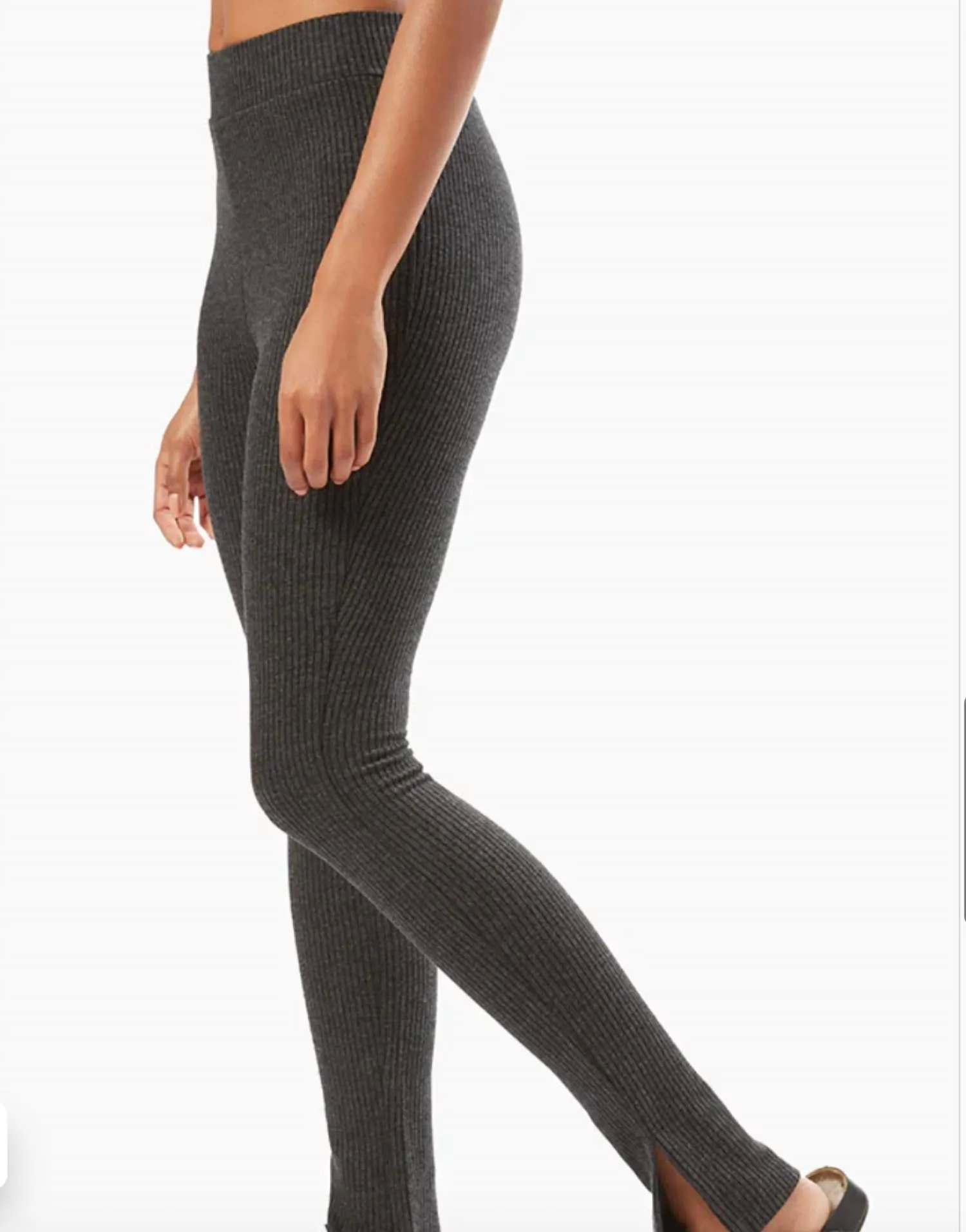 Black Ribbed Pants