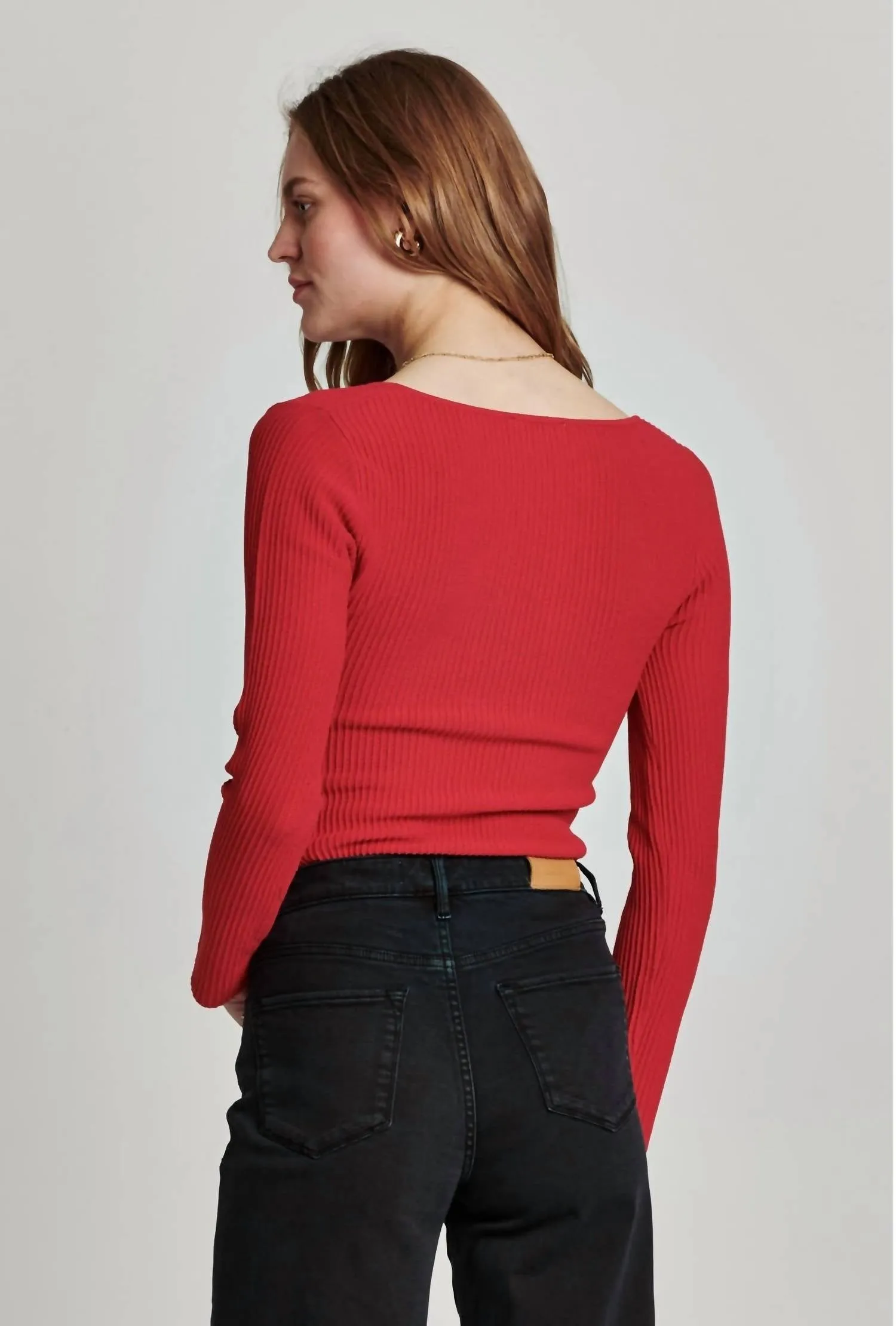 Blakeley Top In Garnet
