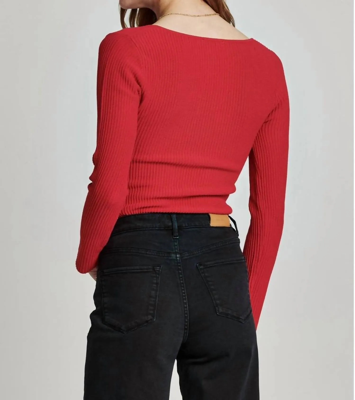 Blakeley Top In Garnet