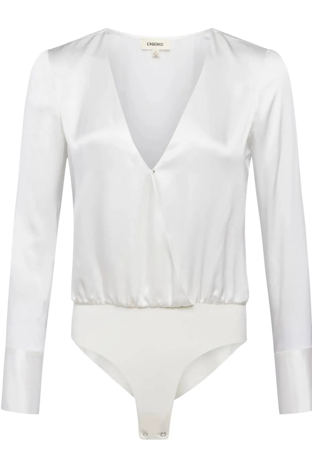 Blaze Plunge Bodysuit In Ivory