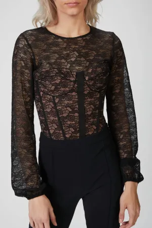 Briar Bodysuit In Black