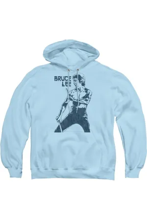 Bruce Lee Fighter Adult Pull Over Hoodie