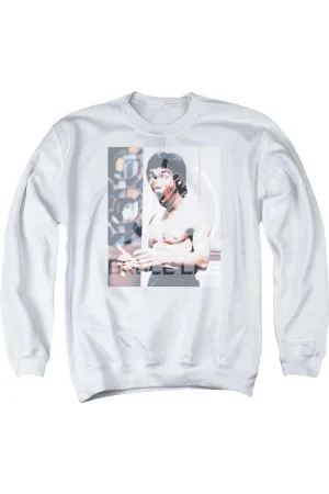 Bruce Lee Revving Up Adult Crewneck Sweatshirt