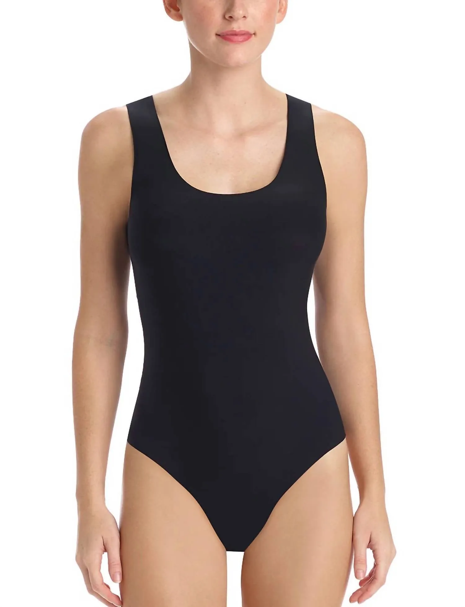 Butter Tank Bodysuit In Black