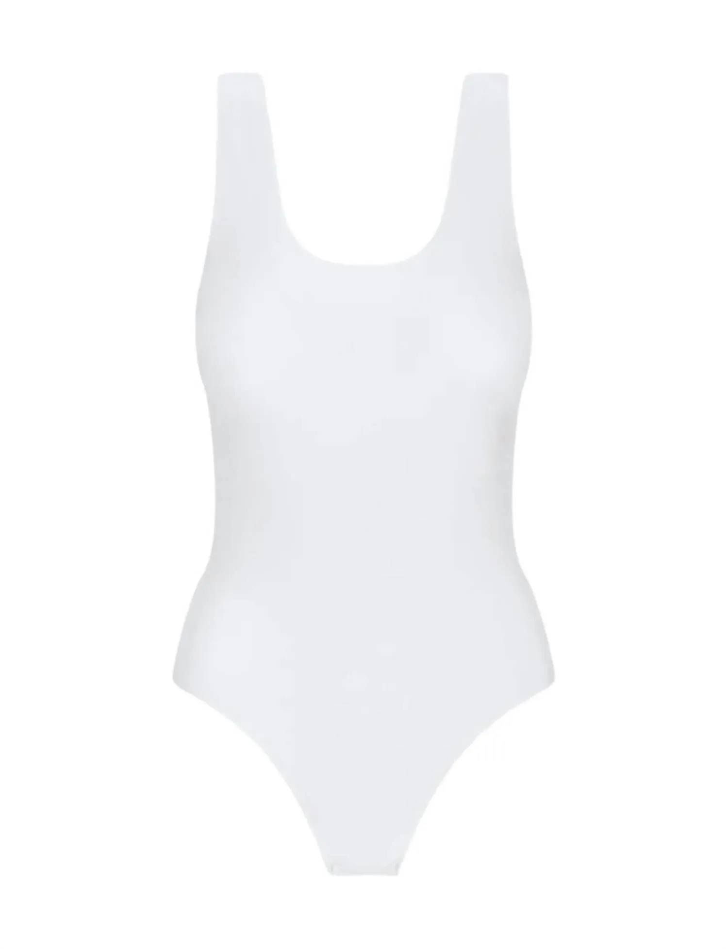 Butter Tank Bodysuit In White