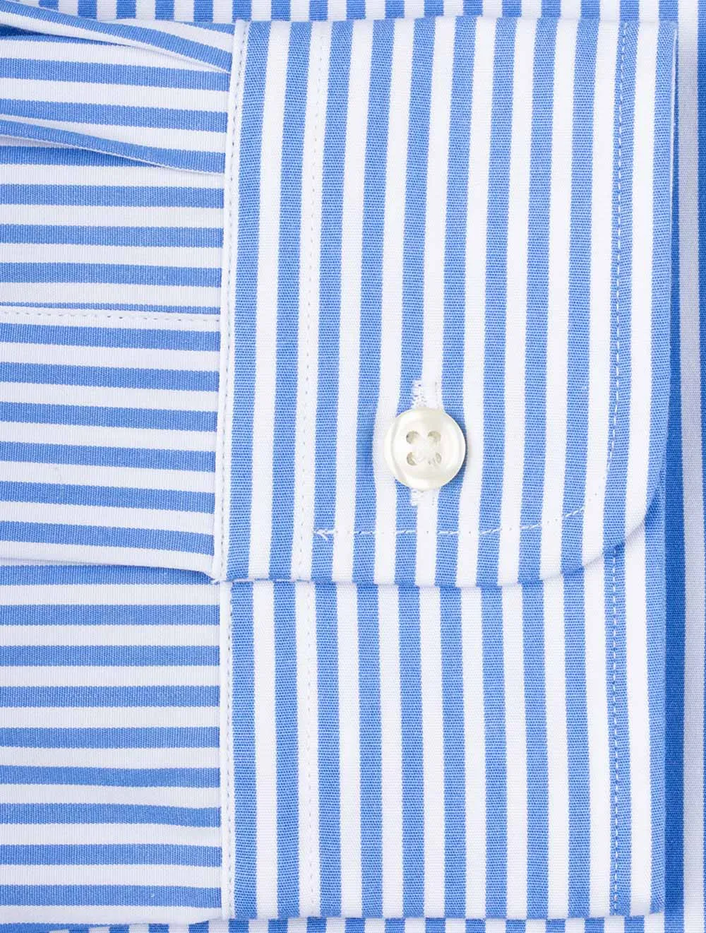 Buttondown Stripe Shirt Blue