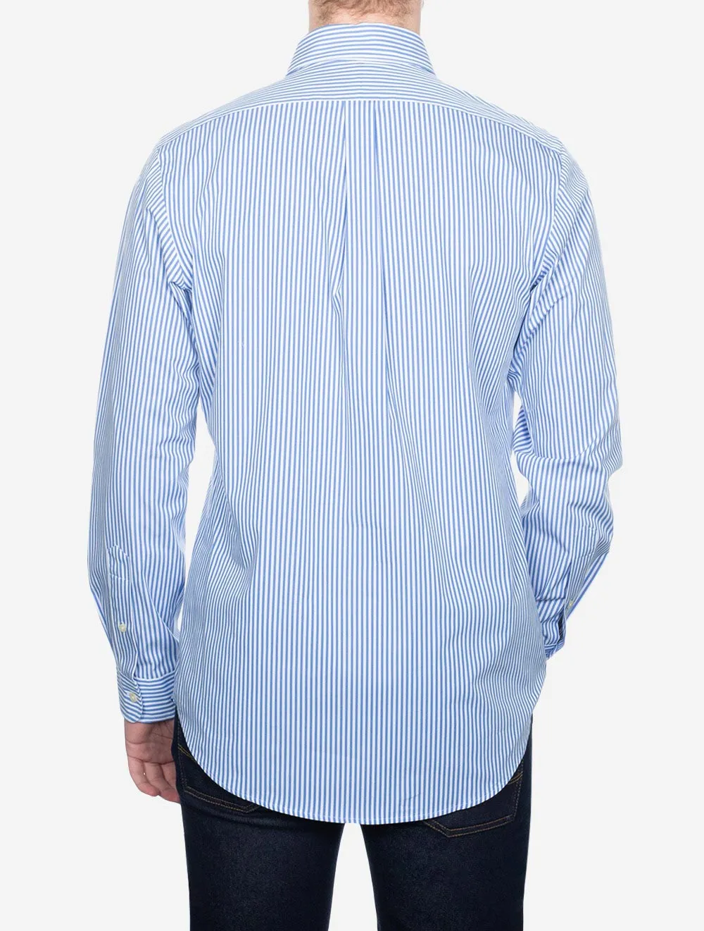 Buttondown Stripe Shirt Blue