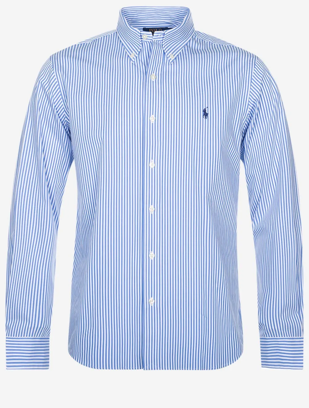 Buttondown Stripe Shirt Blue