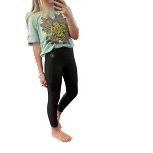 Camila Conceal Carry Legging In Ribbed Black