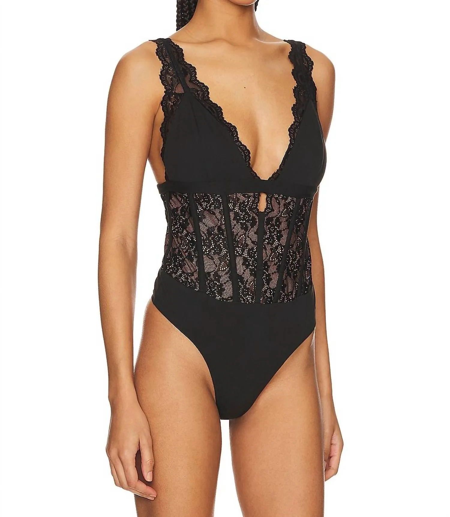 Carlotta Bodysuit In Black