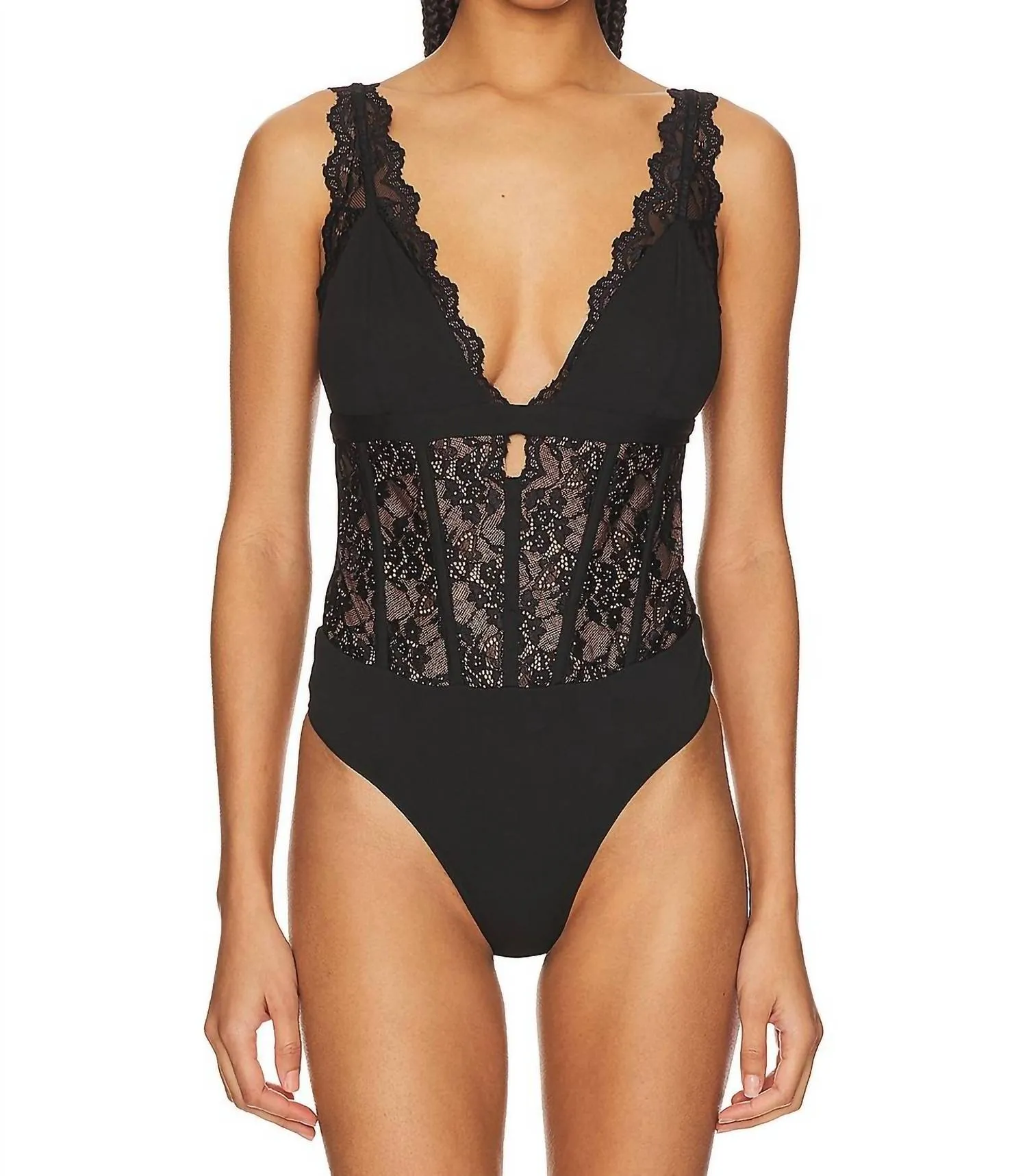 Carlotta Bodysuit In Black