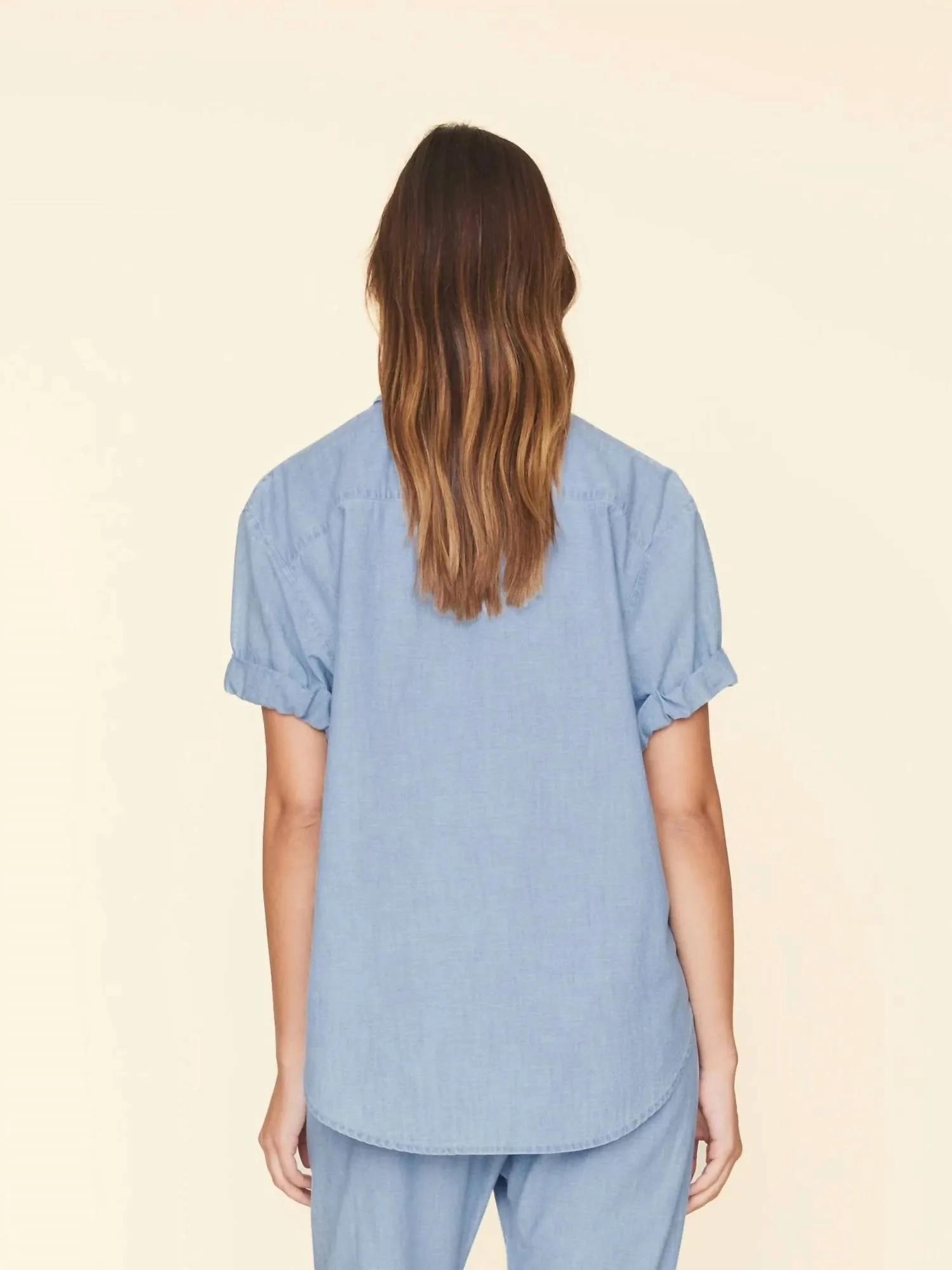 Channing Shirt In Dusty Blue