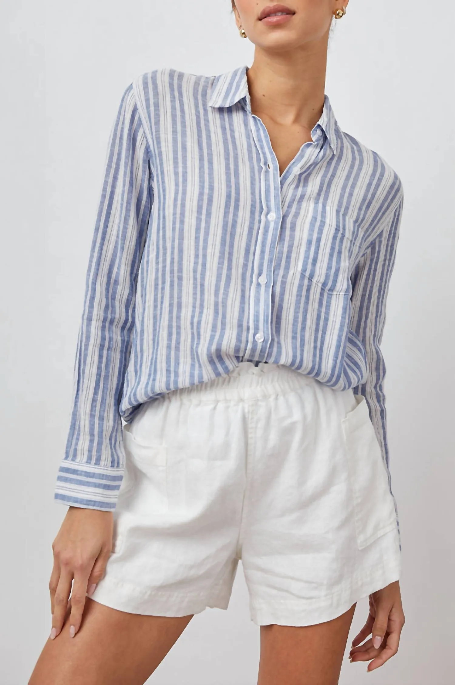 Charli Shirt In New Haven Stripe